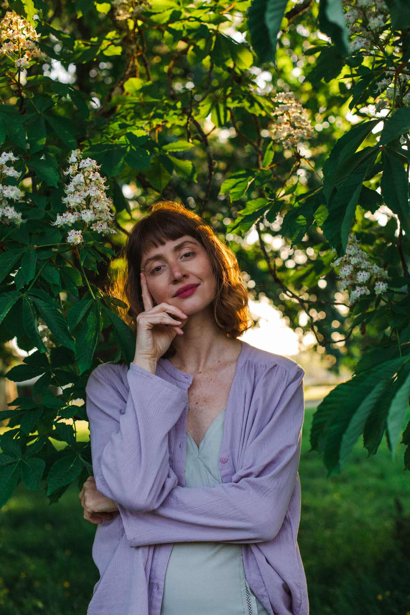 Portrait de femme en lumière naturelle